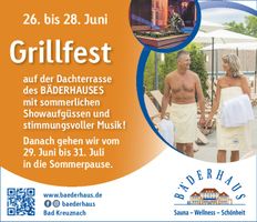 Das Bäderhaus Grillfest