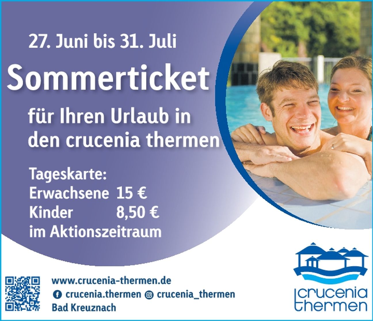 Crucenia Thermen Sommerticket