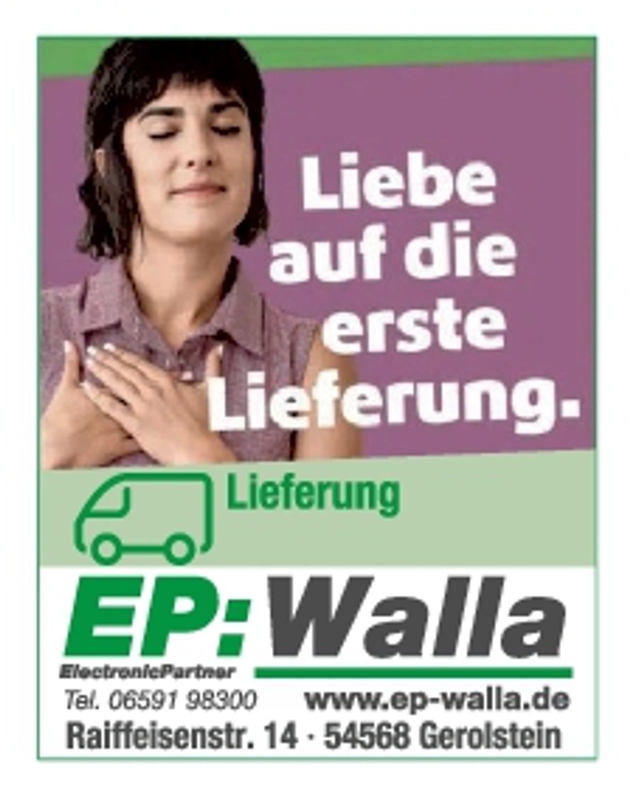 Liebe auf die erste Lieferung
