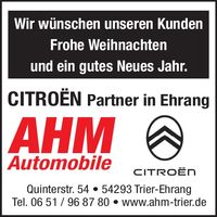 Weihnachtsgruß Ehrang