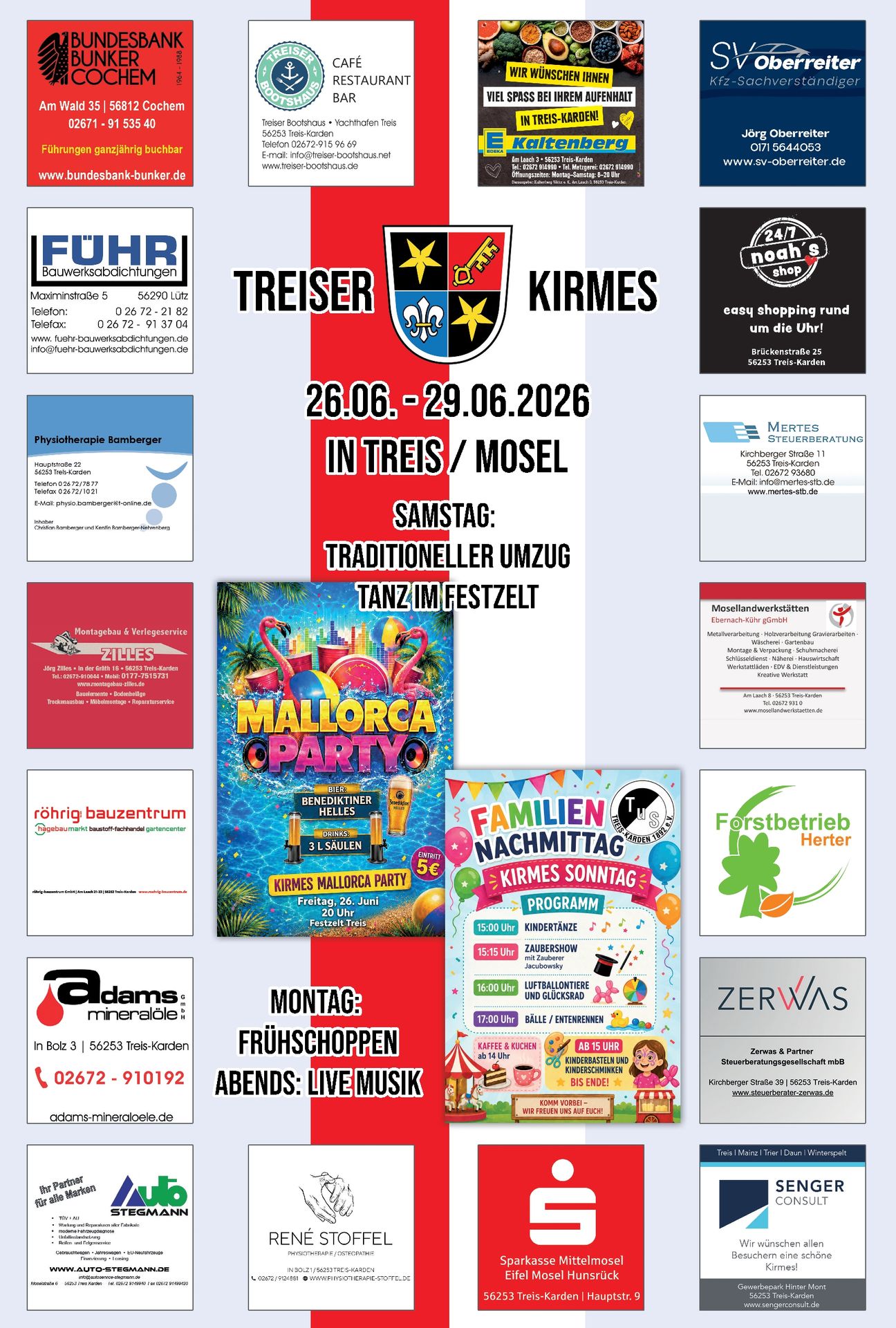 Kirmes Treis Plakat 