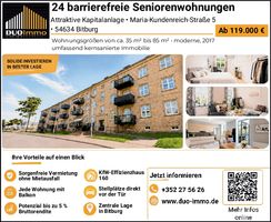 24 barrierefreie Seniorenwohnungen 