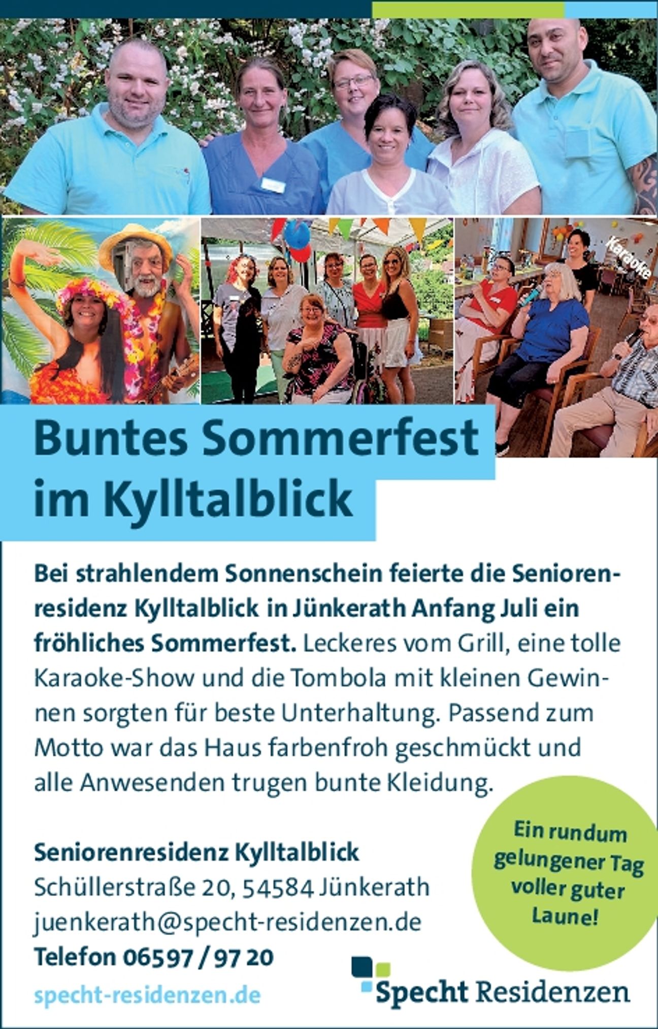 Sommerfest - Nachlese