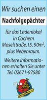 Folgepächter Suche