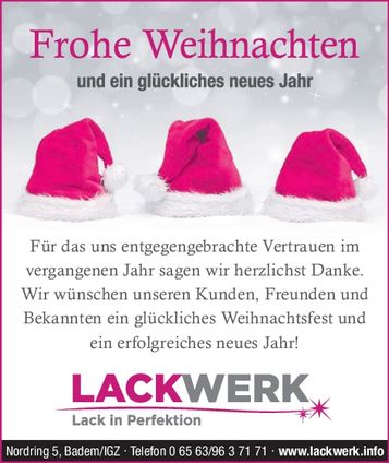 Frohe Weihnachten