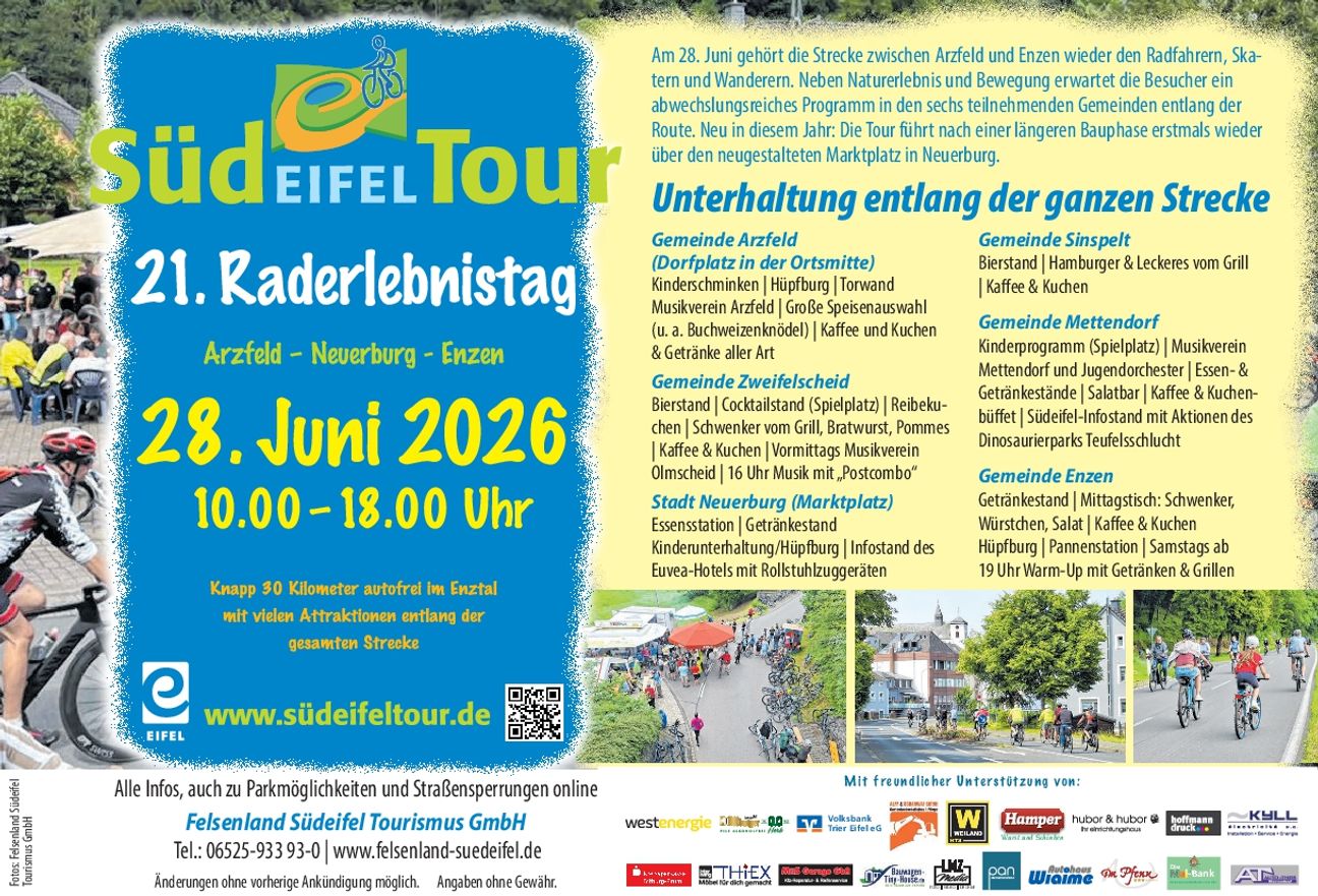 Südeifeltour inkl. PR 