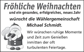 Weihnachtsgrußanzeige