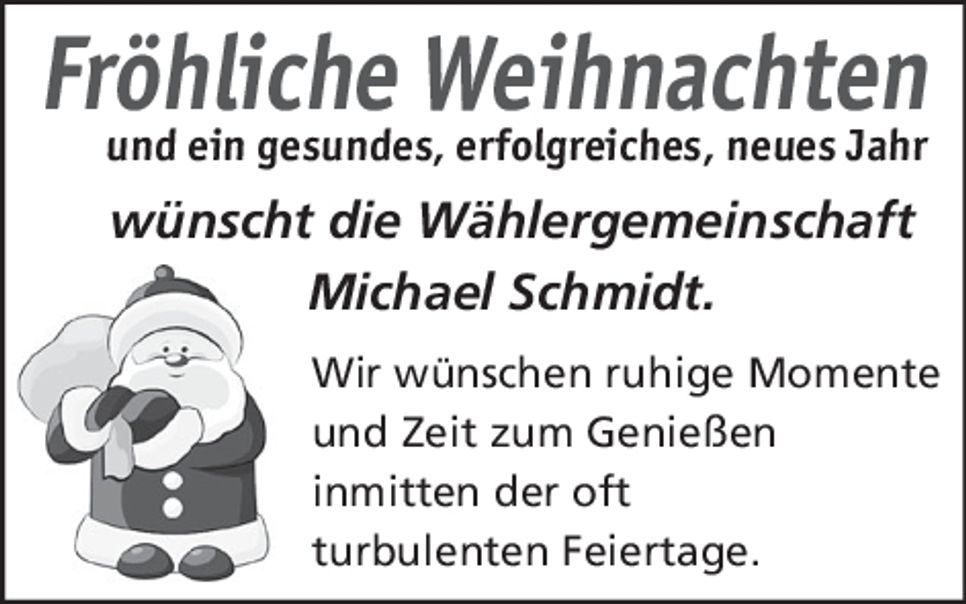 Weihnachtsgrußanzeige