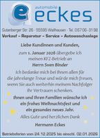 Liebe Kundinnen und Kunden