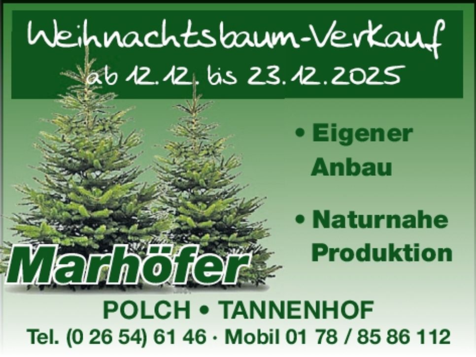 Weihnachtsbaumverkauf