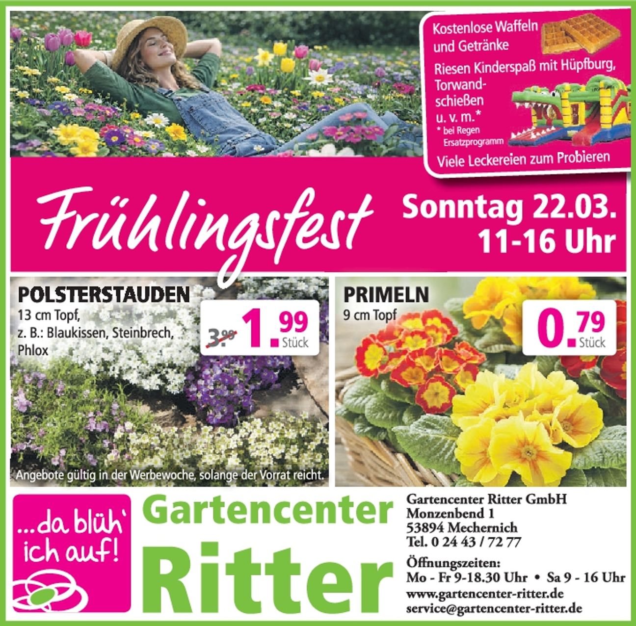 Anzeige Frühlingsfest