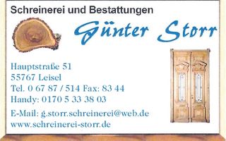 Schreinerei und Bestattungen