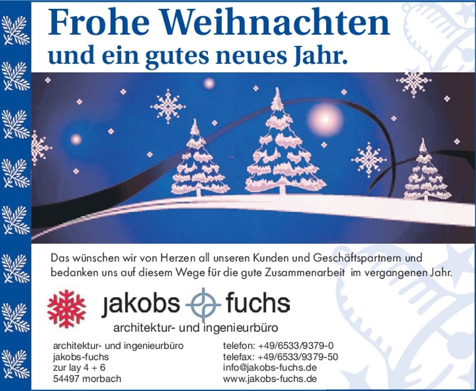 Weihnachtsgrußanzeige