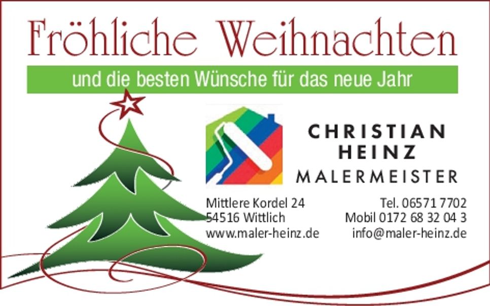 HK Weihnachtsgrüße Wittlich