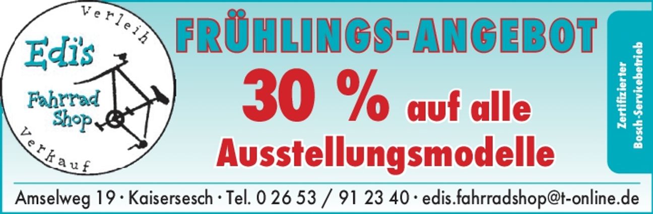 Frühlings-Angebot