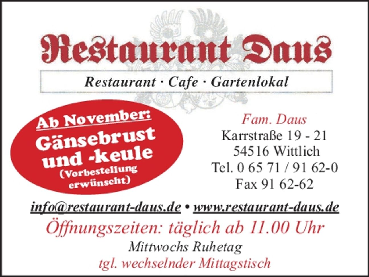 Gänse Essen
