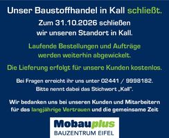 Wir schließen
