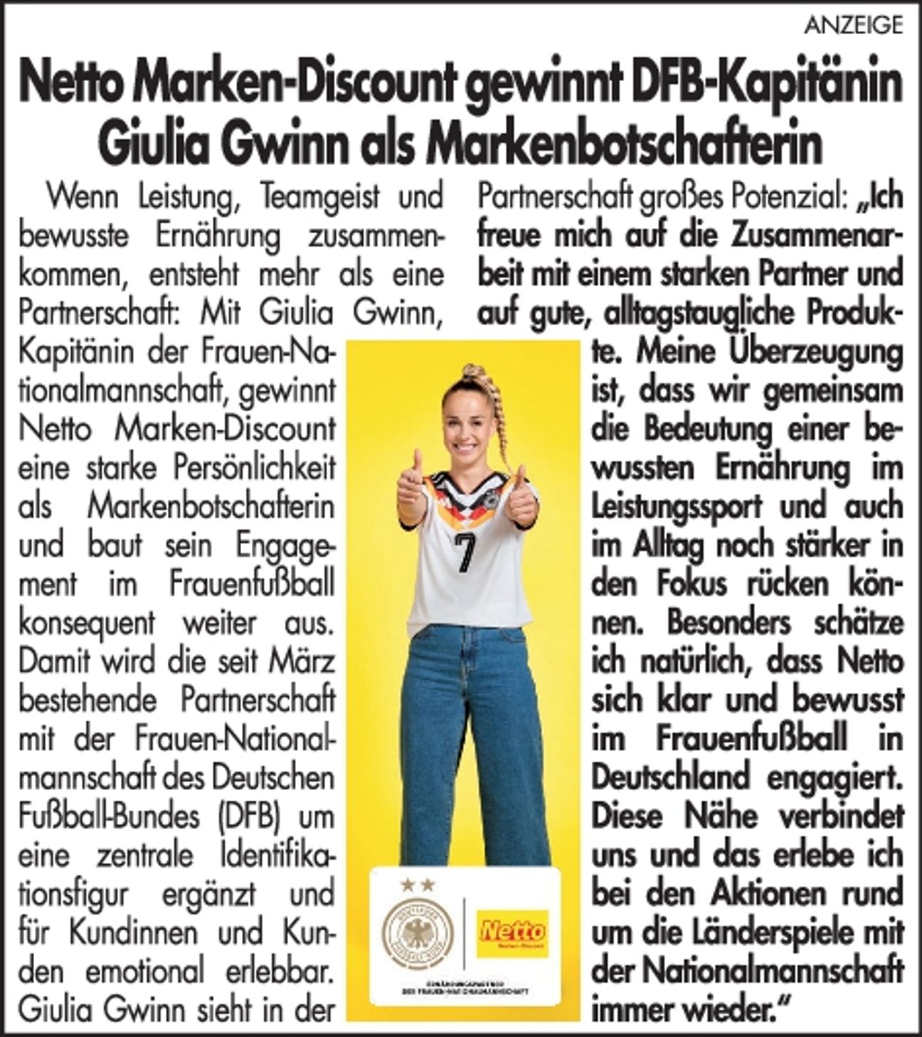Netto  - Giulia Gwinn