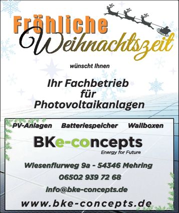 MD Weihnachtsgruß aus Mehring