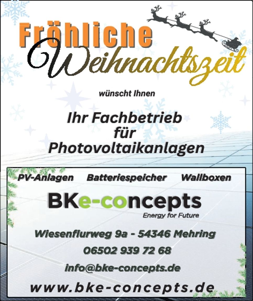 MD Weihnachtsgruß aus Mehring