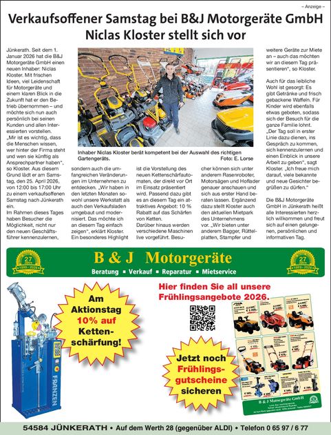 Langer Verkaufssamstag