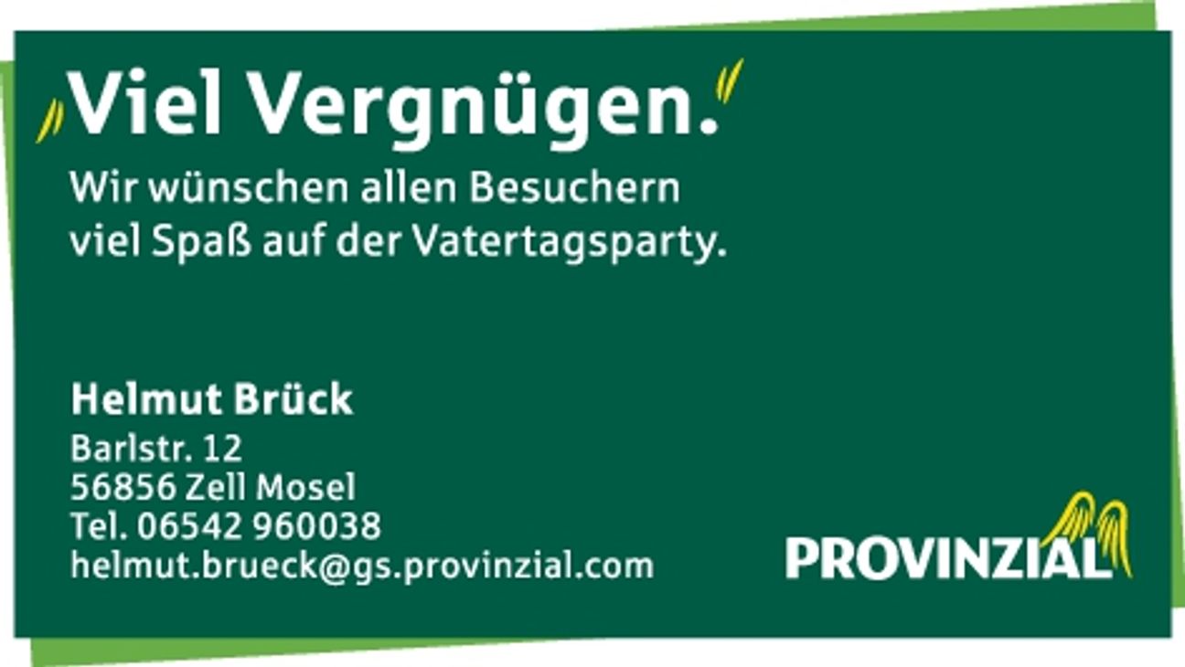Vatertagsparty Mosella Schinkenstube