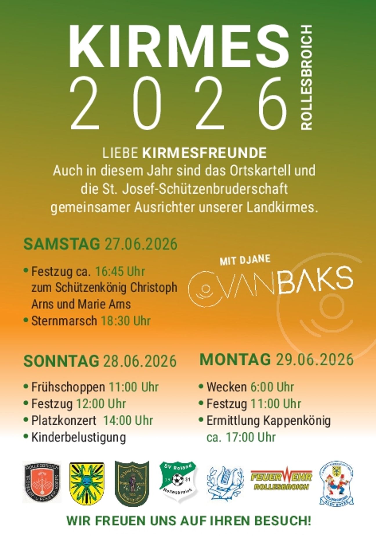 Kirmesprogramm 2026