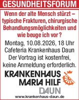 Titelanzeige Gesundheitsforum