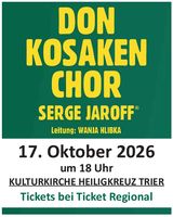 Titelanzeige: Don Kosaken Chor - Trier