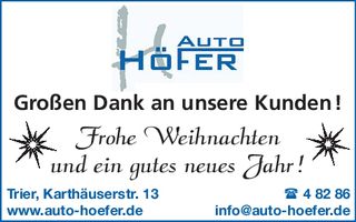 Weihnachtsgrüße  Trier -Süd