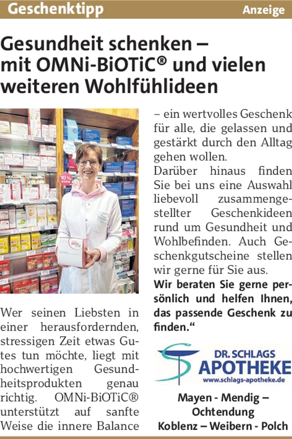 WochenSpiegel Geschenktipp...