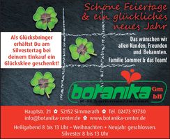 Frohe Weihnachten // Angebot Glücksklee