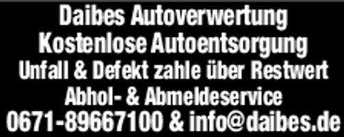 Kostenlos Auto verschrotten