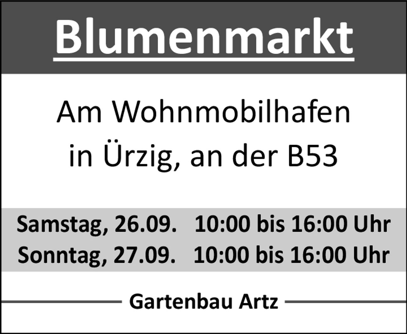 Blumenmarkt - Ürzig