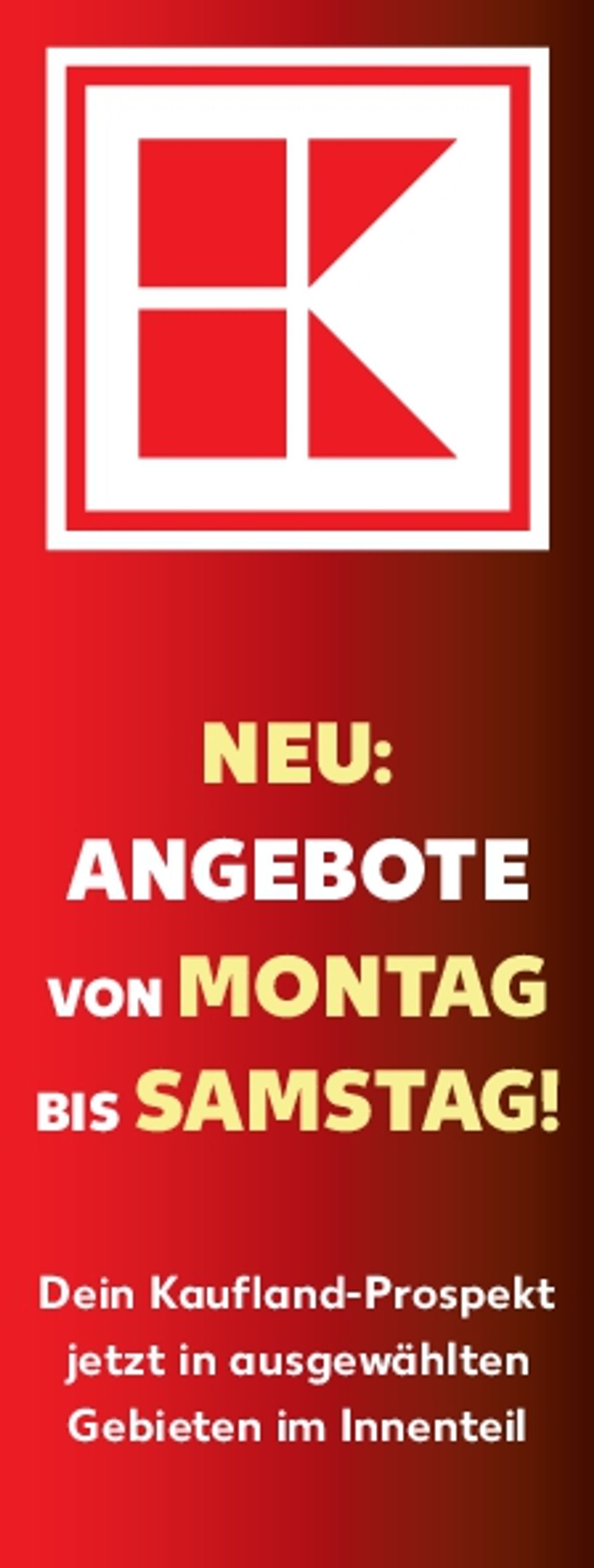 Teaser-Anzeige Kaufland 