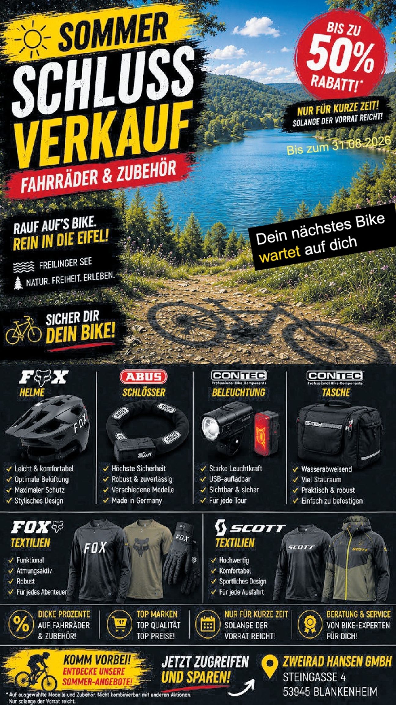Sommer Schluss Verkauf