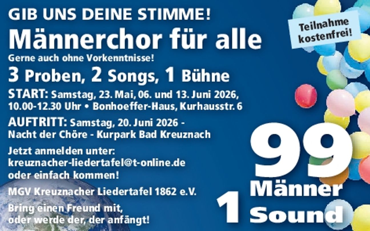 Gib uns deine Stimme!