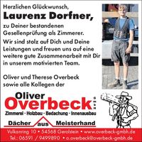 Gratulation Laurenz Dorfner