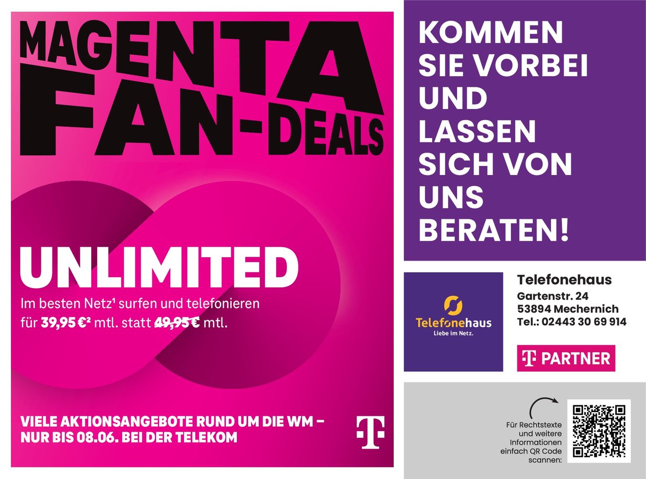 Unlimited Magenta Fan Deals