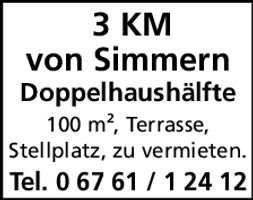 3 km von  Simmern