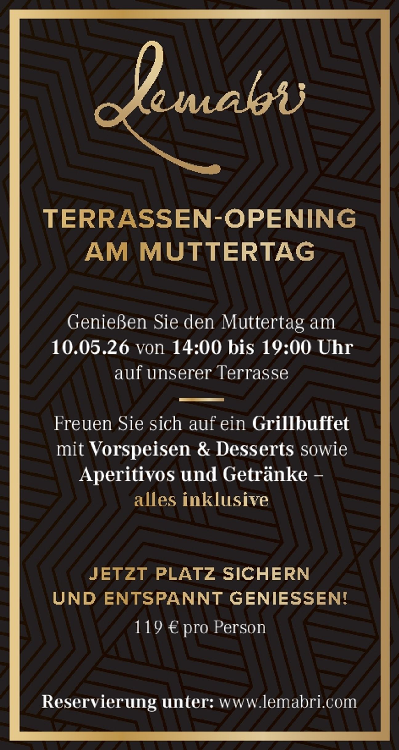 Event Hinweis Lemabri Muttertag