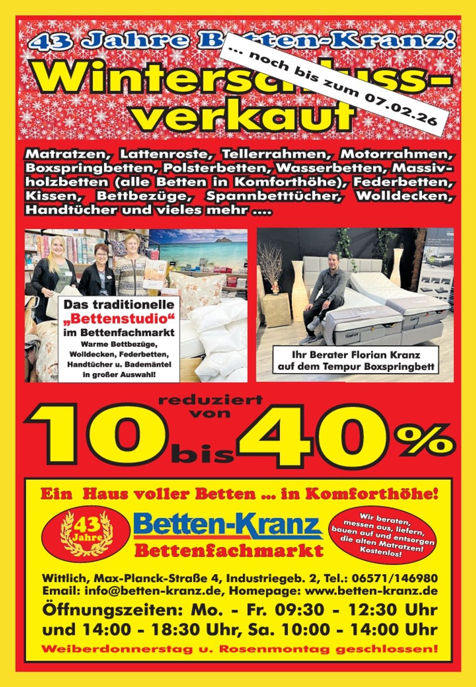 Winterschlussverkauf