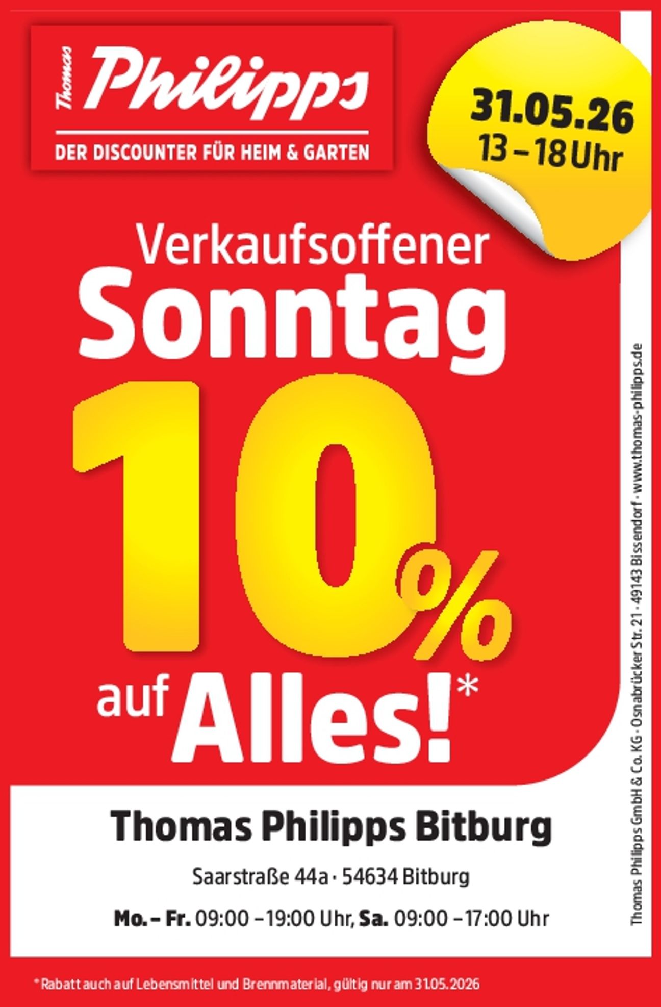 Verkaufsoffener Sonntag 