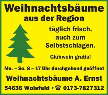 Weihnachtsbäume aus der Region