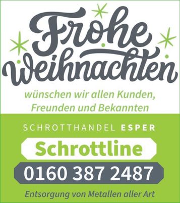 Weihnachtsgrußanzeige