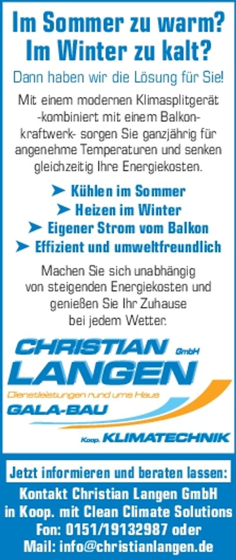 Klimagerät & Balkonkraftwerk