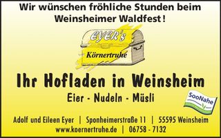 Weinsheim, Waldfest