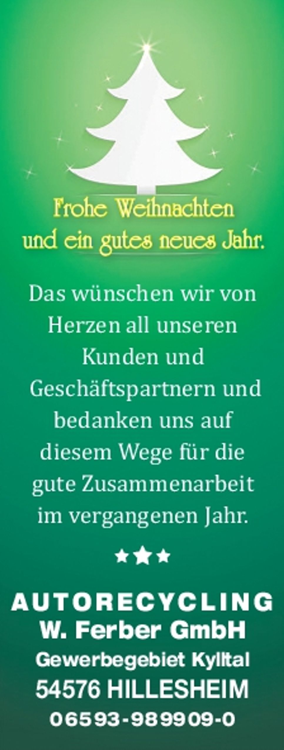 Weihnachtsgrüße 2025