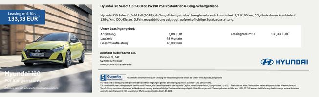 Hyundai i20 - Für Sie gemacht