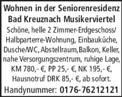 Wohnen in der Seniorenresidenz 